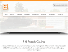 Tablet Screenshot of fhfrench.com